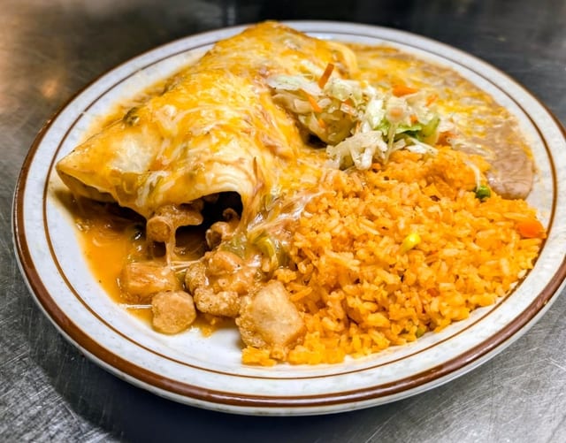 Chicharron Burrito.