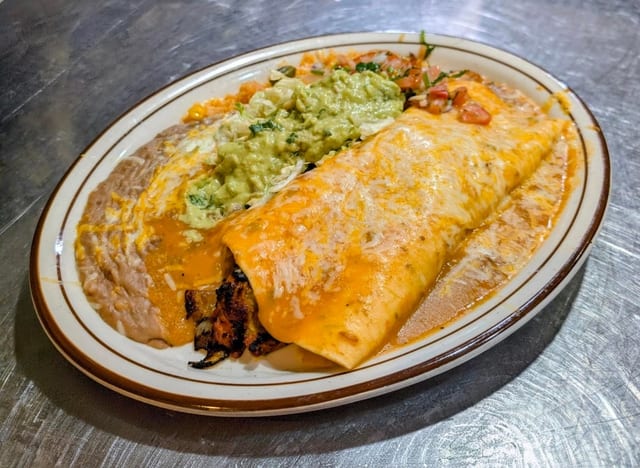 L-Burrito De Carne Asada.