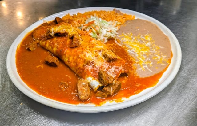 25. Burrito Colorado.