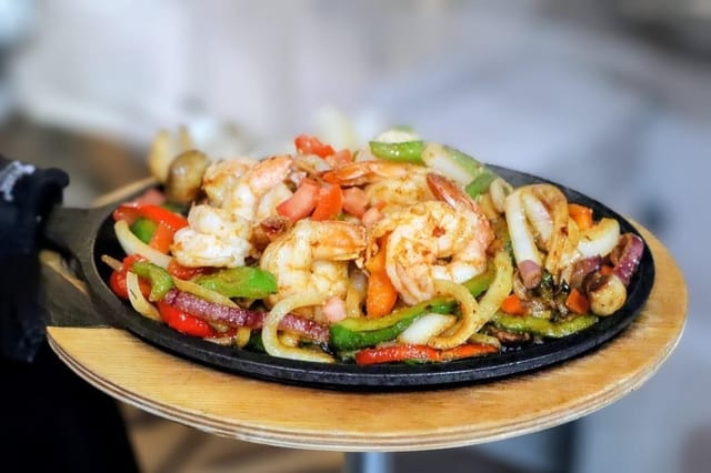 Shrimp Fajitas.