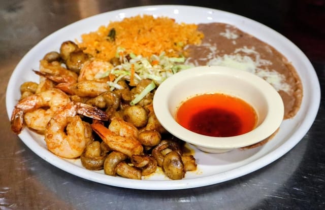 Camarones Al Mojo De Ajo.