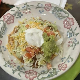 Chicken or Beef Tostada
