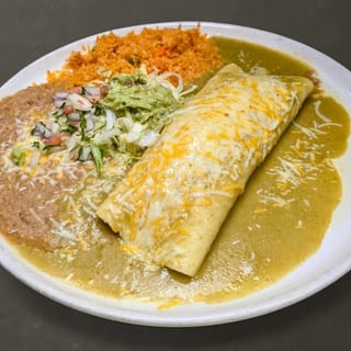 Golden Pork Burrito