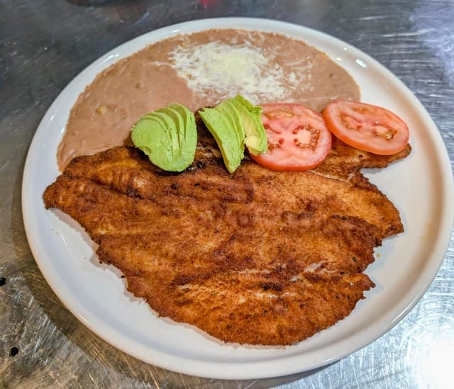 Milanesa De Pescado.