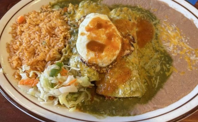 Enchiladas Rancheras.