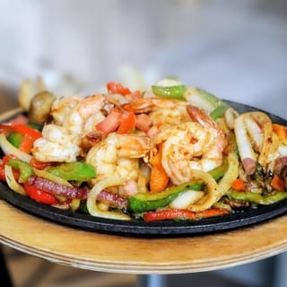 Prawn Fajitas for Two