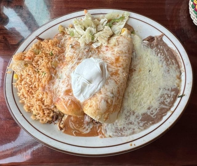 Enchiladas Machaca.