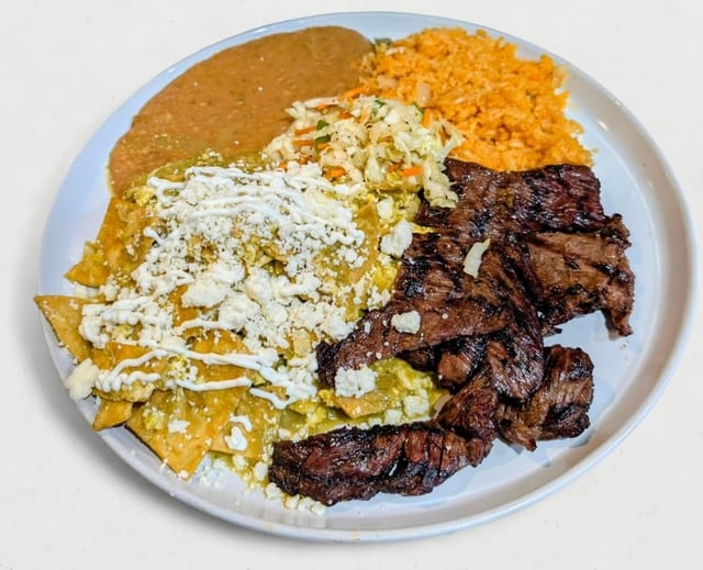 Chilaquiles & Carne Asada.