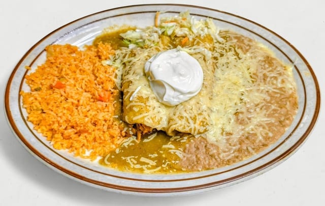 Enchiladas Suizas.