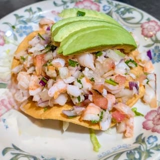 1 Tostada Ceviche