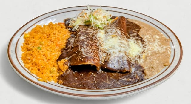 Mole Enchiladas.