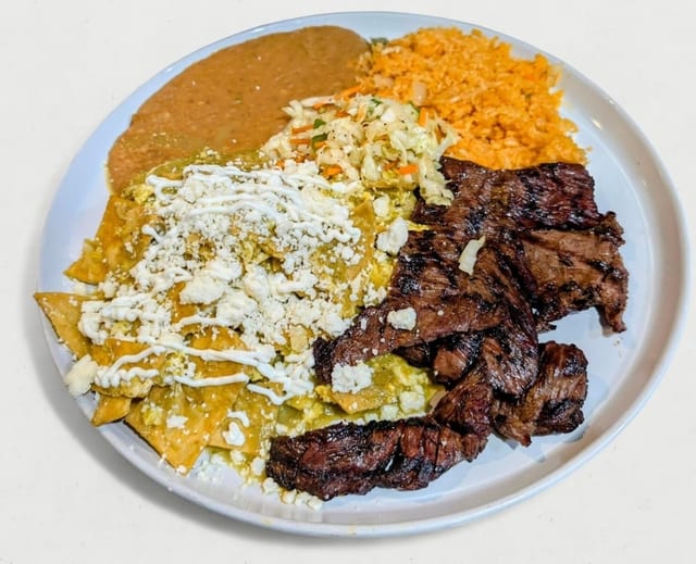 Chilaquiles & Carne Asada.
