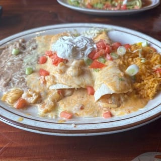 Seafood Enchiladas